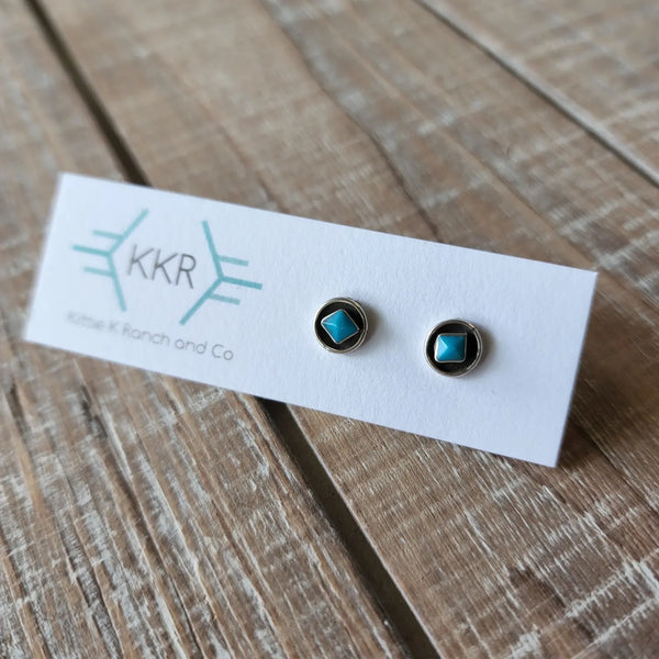 ZUNI TURQUOISE STUDS