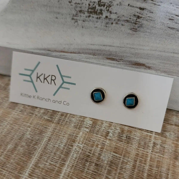 ZUNI TURQUOISE STUDS