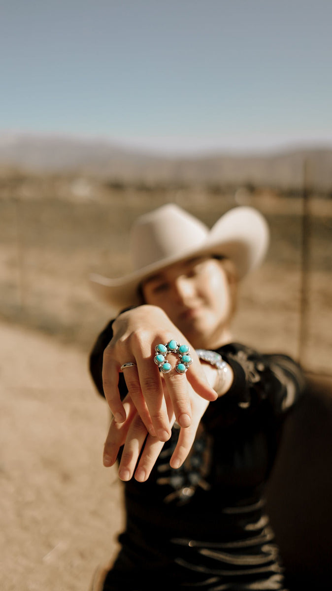 RITA DAWES TURQUOISE NAJA RING – Kittie K Ranch and Co